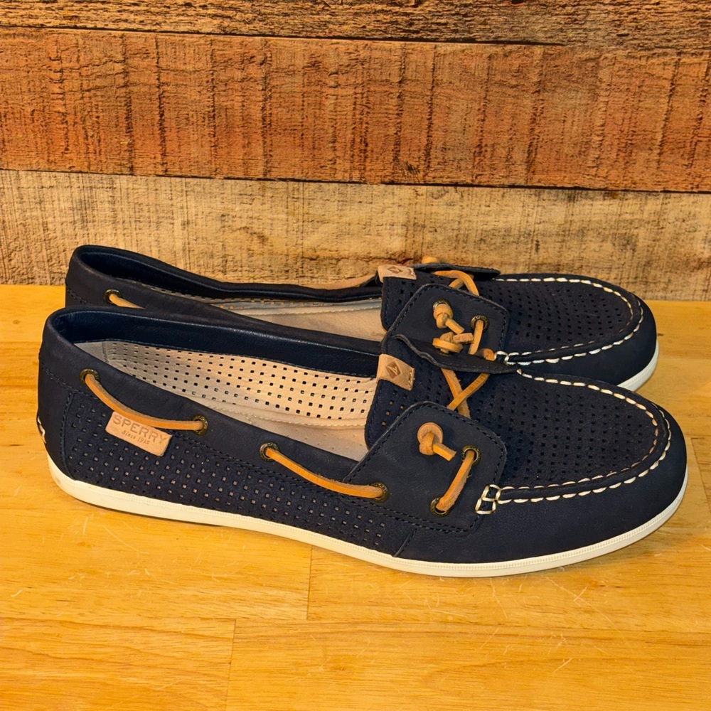 Sperry Coil Ivy Perforated Boat Shoes